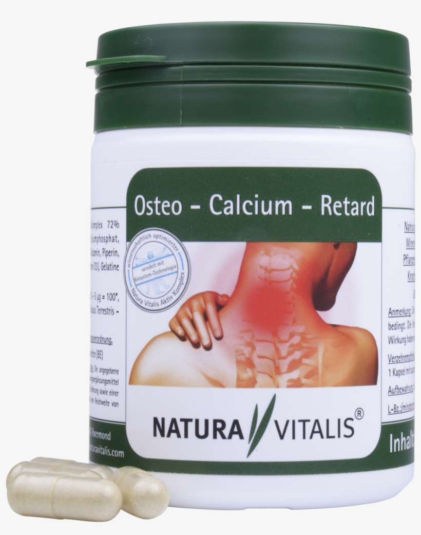 Osteo Calcium Retard - Natura Vitalis, transparent png #1270652