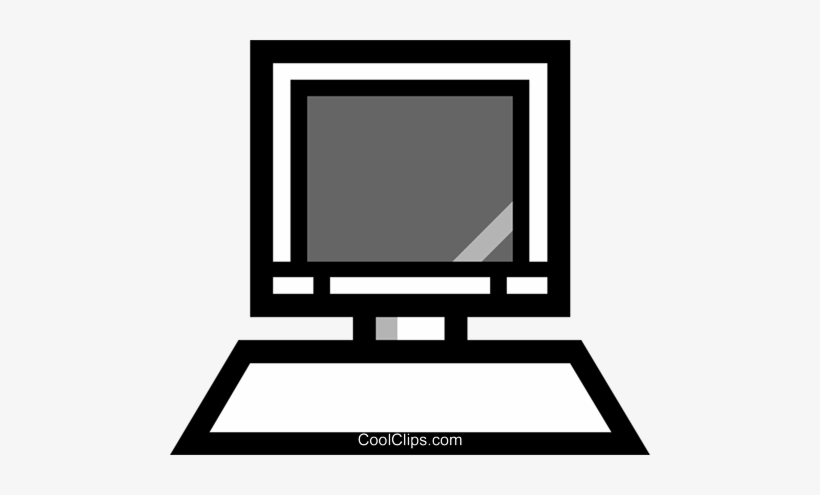 Símbolo De Una Computadora Libres De Derechos Ilustraciones - Illustration, transparent png #1271291