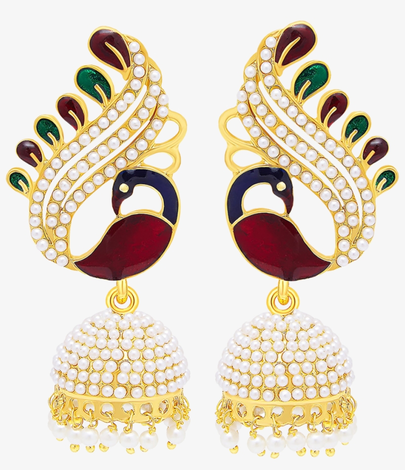 Combo Divine Jhumki Pair Earring Gold Sukkhi Shimmering, transparent png #1271665