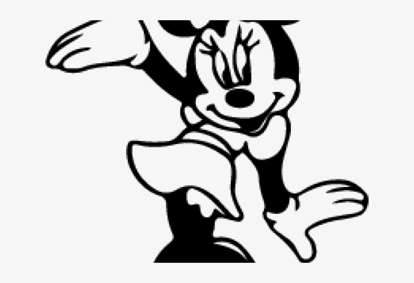 Mickey Mouse Minnie Mouse Silhouette Epic Mickey Clip Minnie Mouse Para Colorear Free Transparent Png Download Pngkey