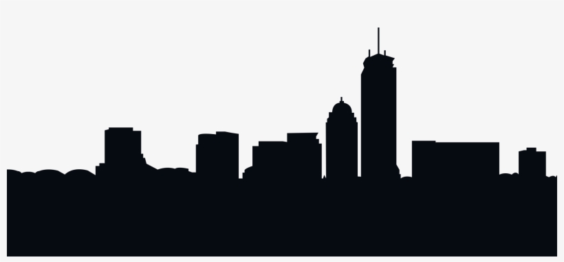 Silhouette Royalty Free City - Boston Skyline Silhouette, transparent png #1272260