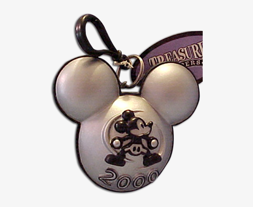 Mickey Treasure Keeper Silhouette 2000 Disney Keychain - Mickey Mouse, transparent png #1272302