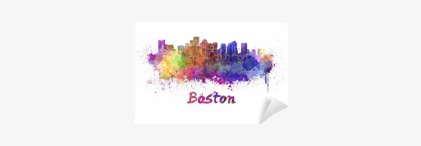Boston Skyline In Watercolor, transparent png #1272767