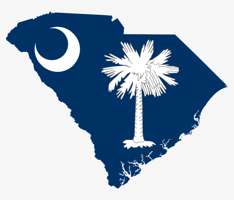 Flag Map Of South Carolina Scallywag Flag Svg Flagartist - South Carolina Transparent, transparent png #1272890