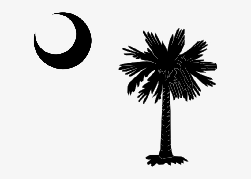 South - Carolina - Clipart - South Carolina Crescent Moon, transparent png #1273052