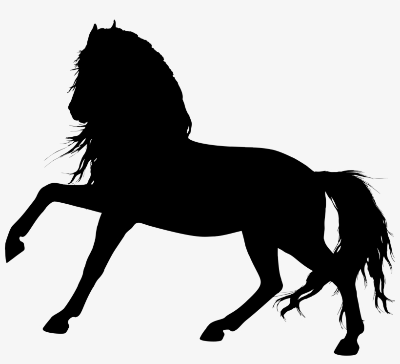 This Free Icons Png Design Of Untamed Horse Silhouette, transparent png #1273115