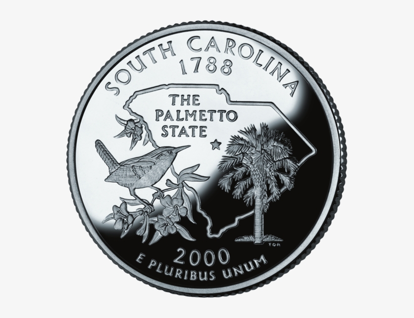 South Carolina State Quarter - 2000 State Quarter, transparent png #1273138
