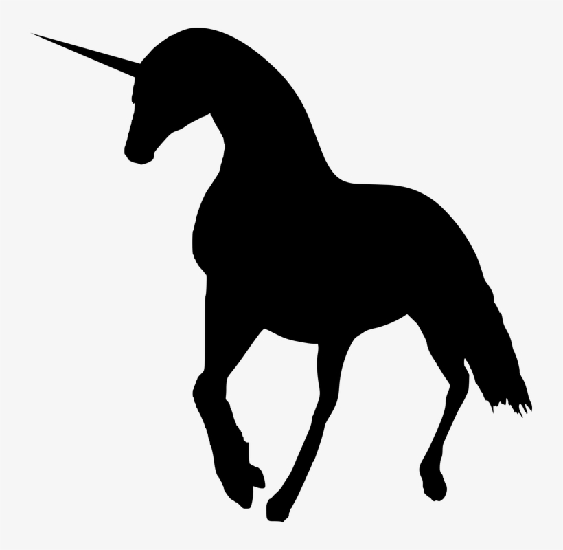 Clip Art Horse Running Clipart - Unicorn, transparent png #1273241
