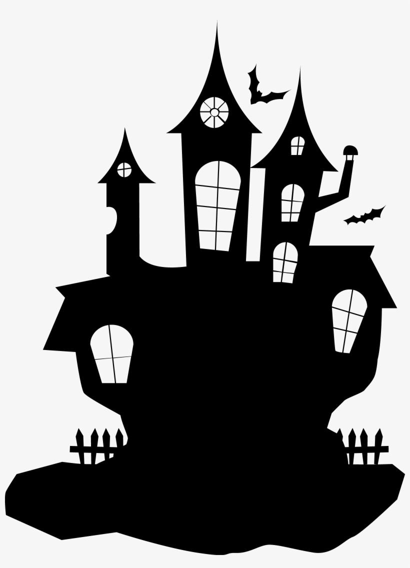 Clip Download Haunted Castle New York S Halloween Parade - Halloween Castle Vector Free, transparent png #1273302