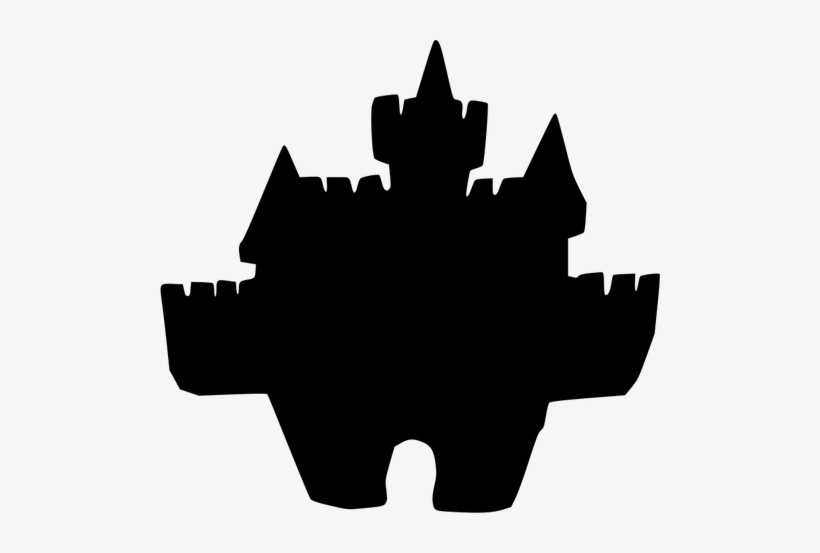 Castle Drawing Silhouette Computer Icons Cartoon - Drawing, transparent png #1273647