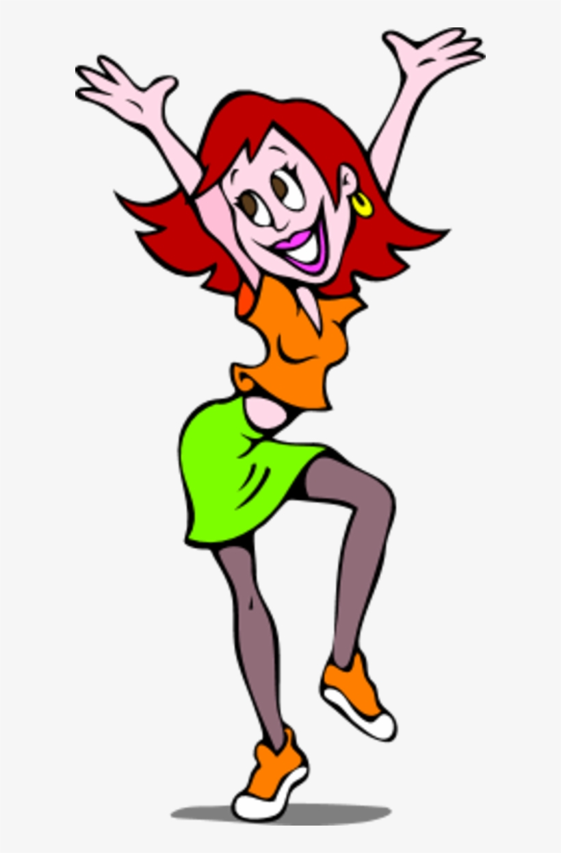 Dance Teacher Clipart - Happy Woman Clipart, transparent png #1274209
