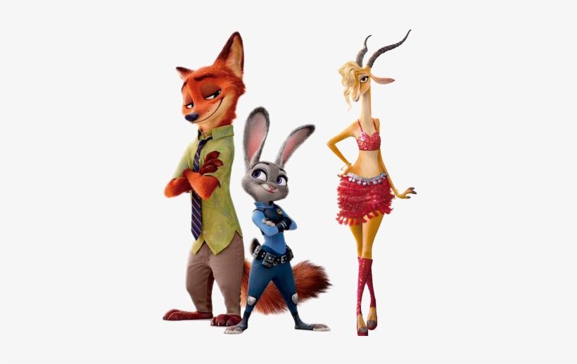 Pixeles Pinterest Zootopiapng - Judy Hopps And Nick Wild, transparent png #1274828