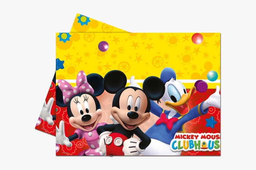 Mickey Mouse Clubhouse Plastic Tablecover - Mickey Mouse Clubhouse Table Cloths, transparent png #1275120