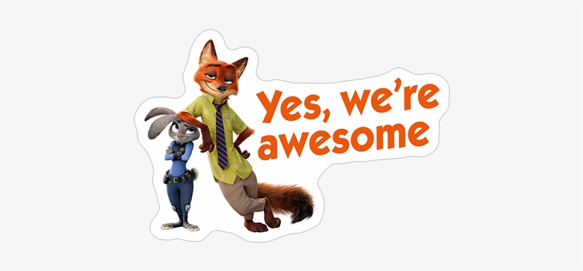 Viber Sticker «zootopia» - Zoomania Dvd Cover, transparent png #1275205