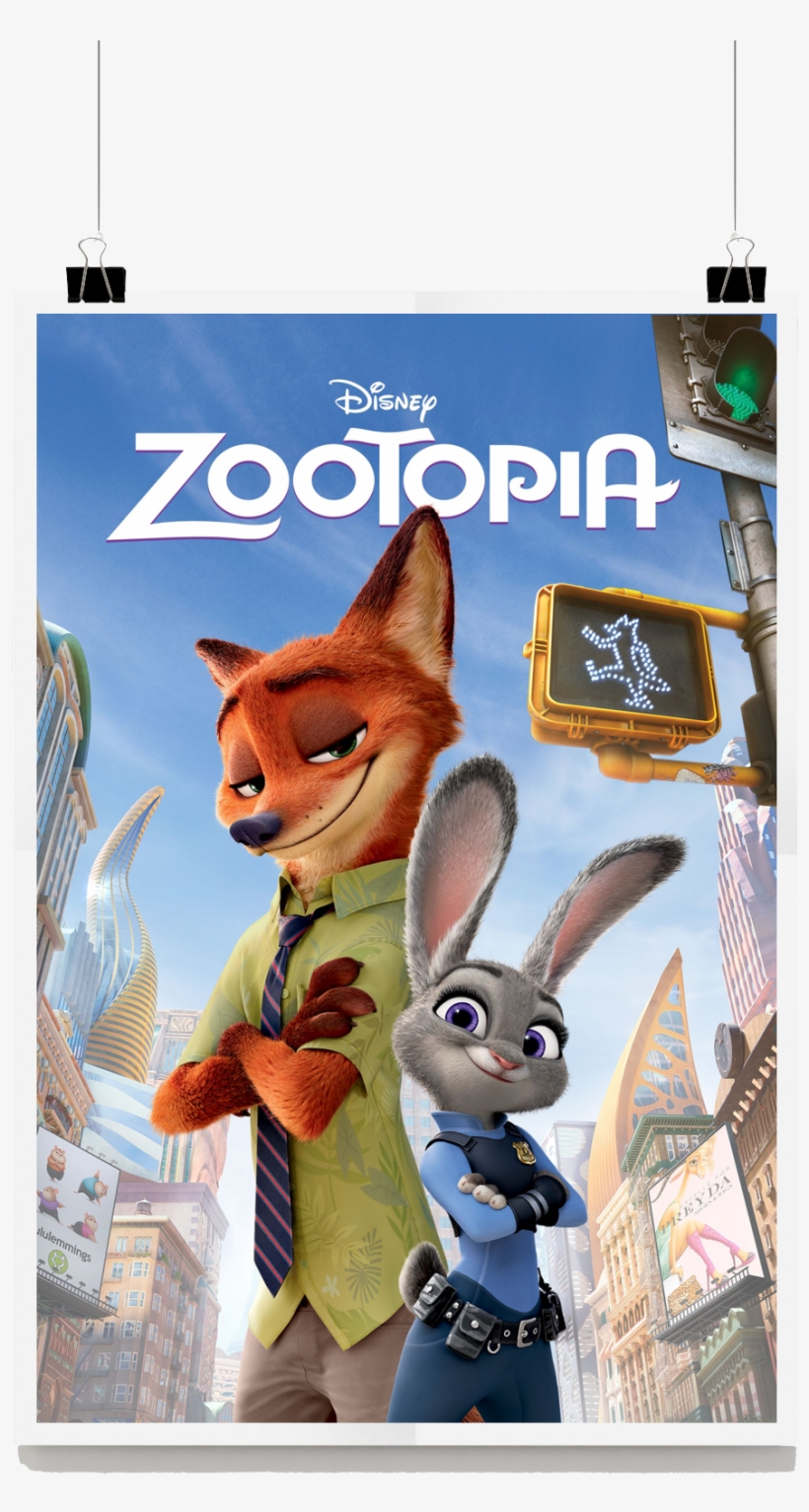 Zootopia-poster - Zootopia Hd, transparent png #1275222