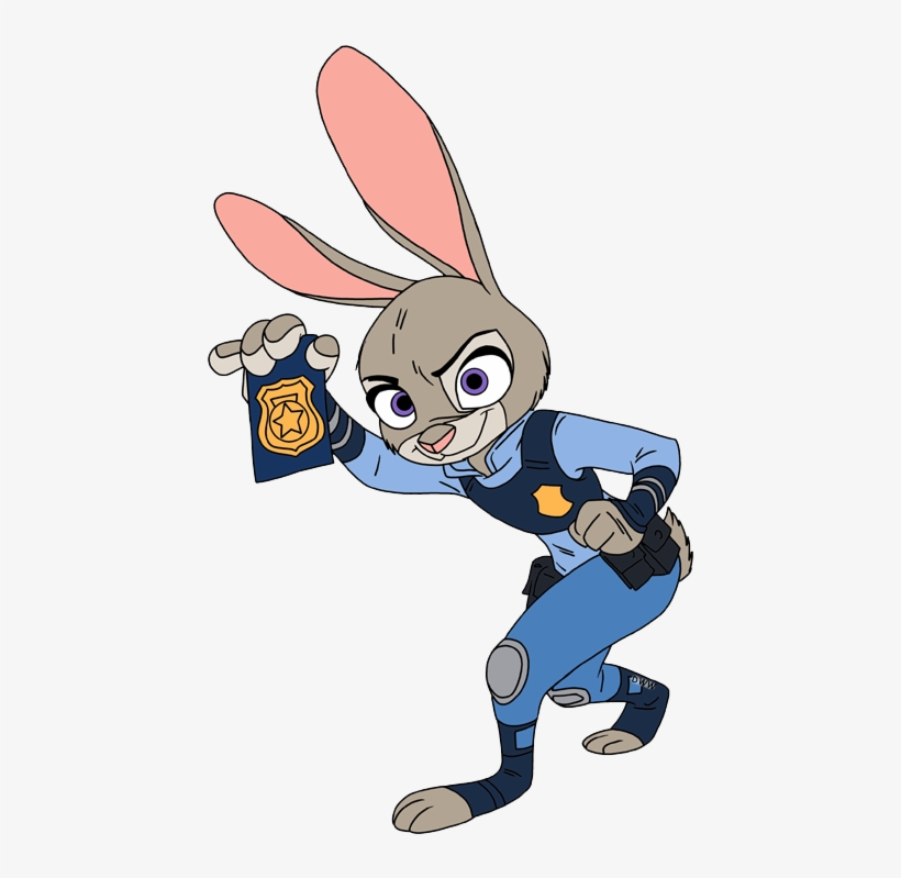 Judy Hopps Zootopia Clipart - Zootopia Clipart, transparent png #1275249