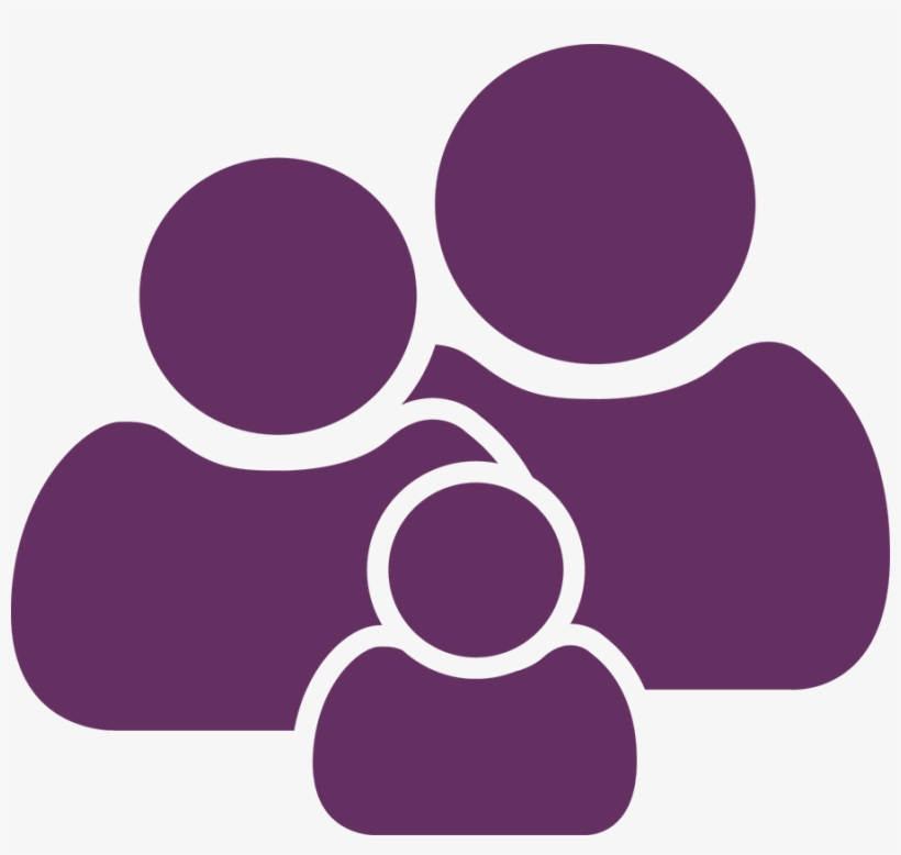 Insurance Solutions Family Icon - Family Icon Png Purple, transparent png #1275460