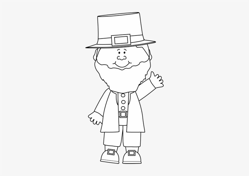 Image Royalty Free Stock Black And White Leprechaun - Leprechaun Clipart Black And White Transparent, transparent png #1275464