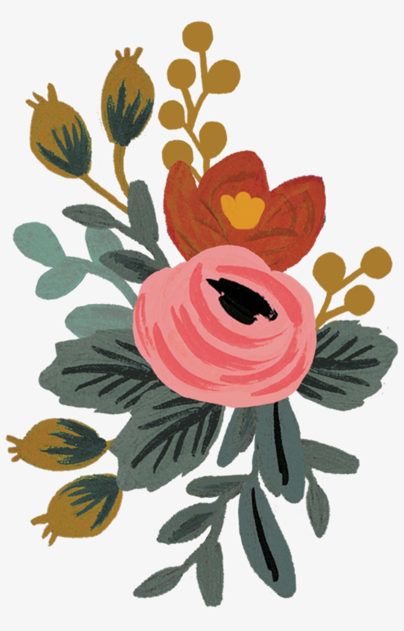 Rosa - Rosa - Rosa - Rifle Paper Co Flowers, transparent png #1275696