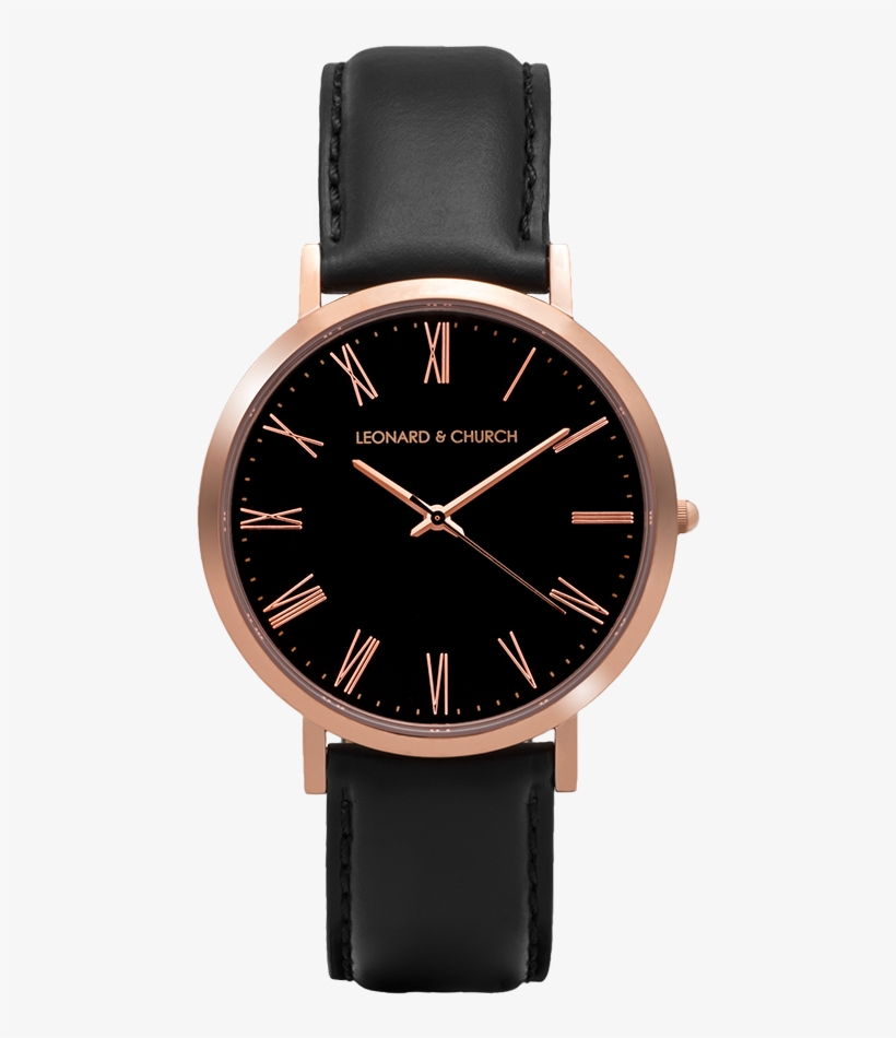 Crosby Black / Rose Gold / Black Leonard & Church - Certina C035 410.16 057.00, transparent png #1275701