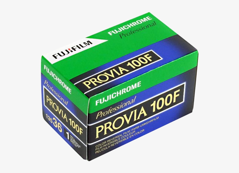 Professional Quality, Medium Speed, Daylight Type Color - Fujifilm Provia 100f 135/36 Color Reversal Film, transparent png #1276026