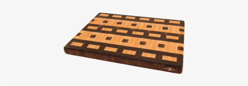 End Grain Film Pattern End Grain Cutting Board On White - Plywood, transparent png #1276047
