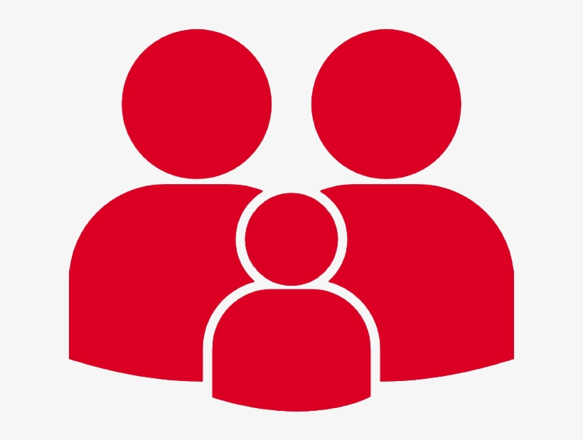 Family Red Icon Png, transparent png #1276051