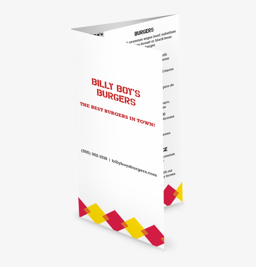 Hamburger Takeaway Menu - Take-out, transparent png #1276161