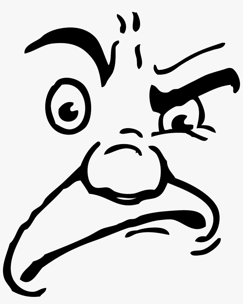 Drawing Facial Expression Face Cartoon Humour - Angry Face Cartoon Png, transparent png #1276453