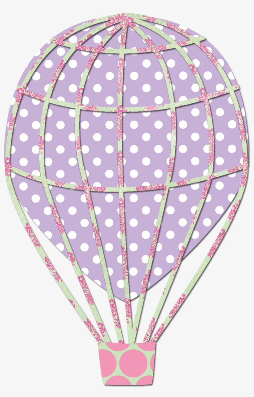 Hot Air Balloon Clip Art Embellishment - Balloons Png Scrapbooking, transparent png #1276655