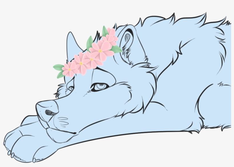 Flower Crown Ych - Illustration, transparent png #1277051