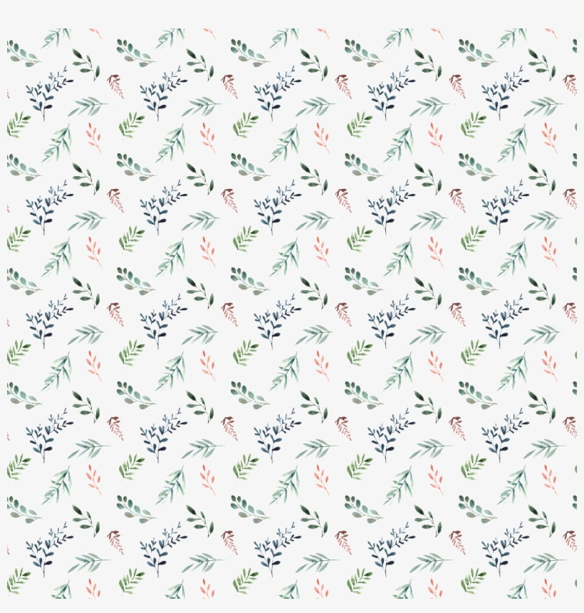 Hand Painted Fresh Leaves Background Picture Png Transparent - Portable Network Graphics, transparent png #1277052
