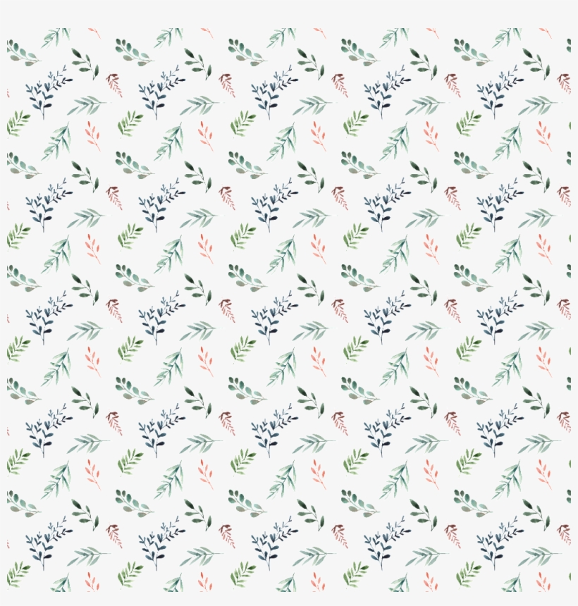 Hand Painted Fresh Leaves Background Picture Png Transparent - Portable Network Graphics, transparent png #1277052