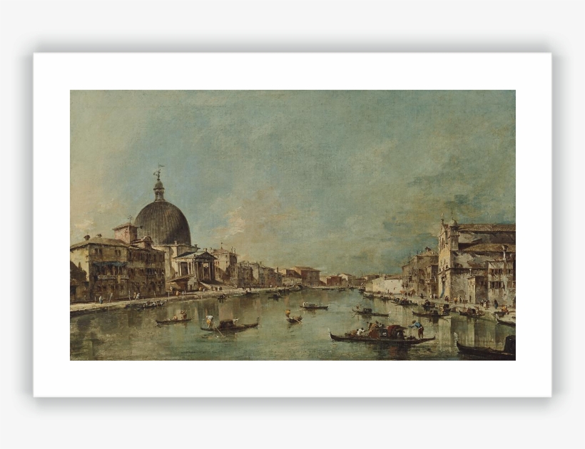 The Grand Canal With San Simeone Piccolo And Santa - Grand Canal With San Simeone Piccolo, transparent png #1277199