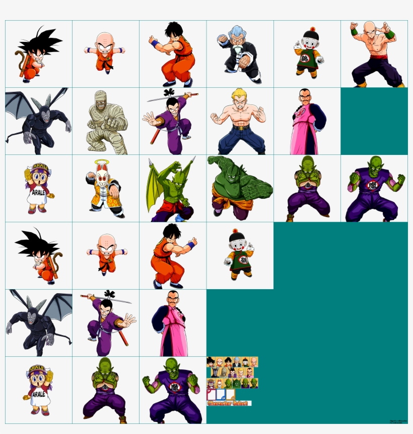 Click For Full Sized Image Character Select - King Piccolo Sprite, transparent png #1277254