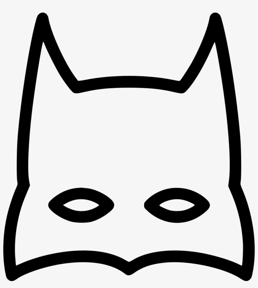 Batman Mask Comments - Batman Mask White Png, transparent png #1277307