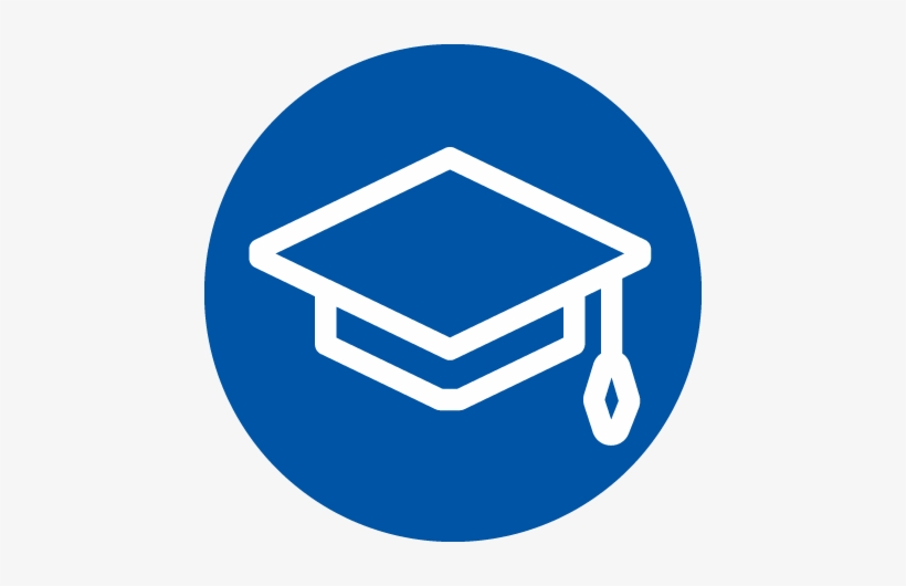 Education-icon - Education Icon Blue Png, transparent png #1277363