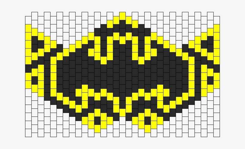 Batman Mask Bead Pattern - Circle, transparent png #1277783