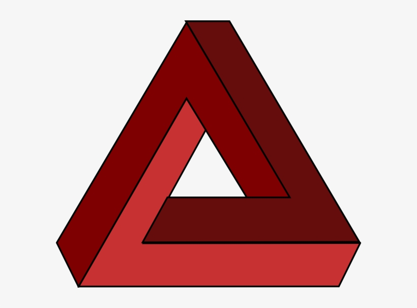 Triangle Clipart Red - Парадокс Png, transparent png #1277849