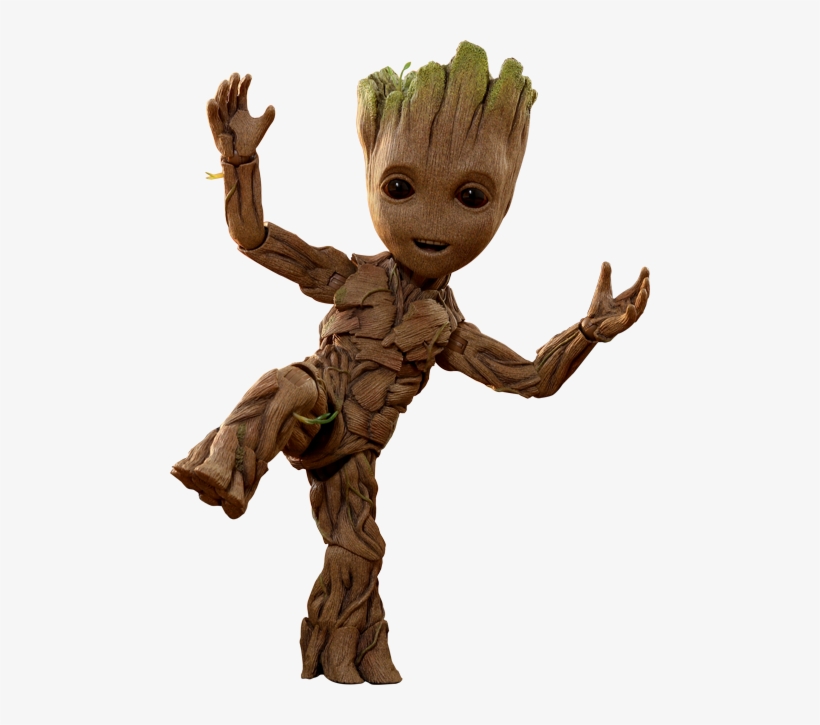 Hot Toys Groot Life - Groot Guardians Of The Galaxy, transparent png #1277982