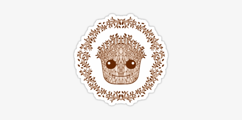 Groot Guardians Of The Galaxy Illustration Printed - Coca-cola 1910 Classic, transparent png #1278151