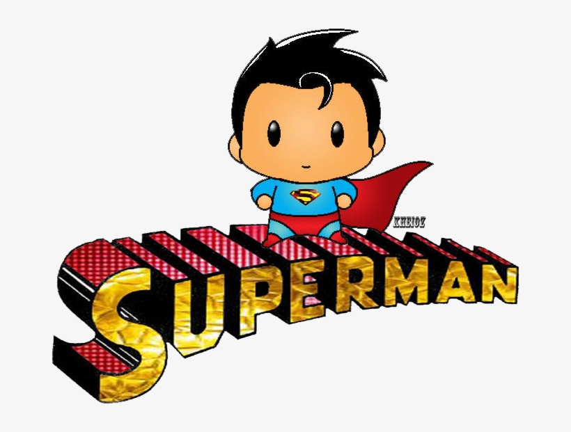 Japanese Toy Chibi Justice League - Superman Chibi, transparent png #1278209