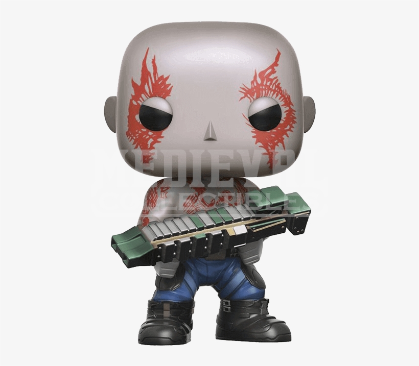 Guardians Of The Galaxy 2 Drax Pop Figure - Funko Pop De Marvel, transparent png #1278296