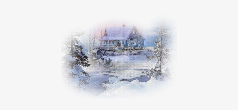 Loly33 Paysage Hiver - Christmas, transparent png #1278318
