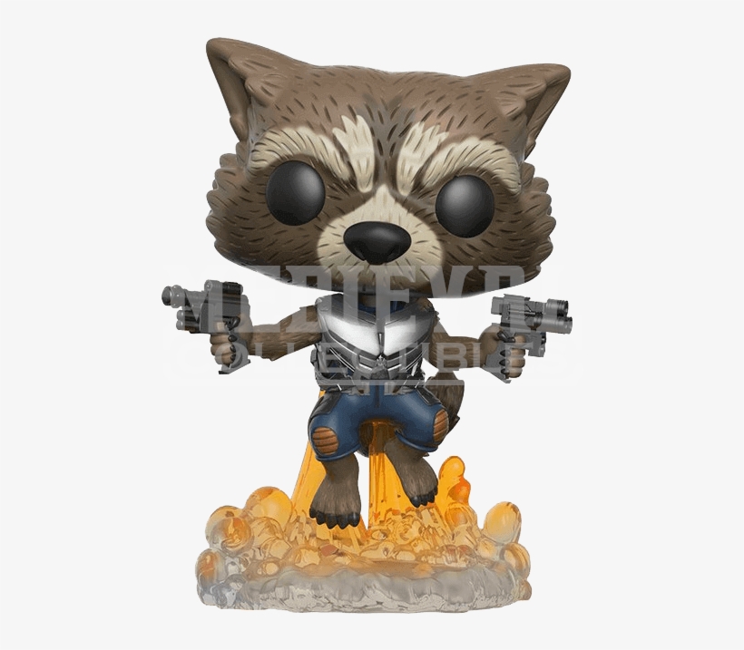Guardians Of The Galaxy 2 Rocket Pop Figure - Rocket Raccoon Funko Pop, transparent png #1278678