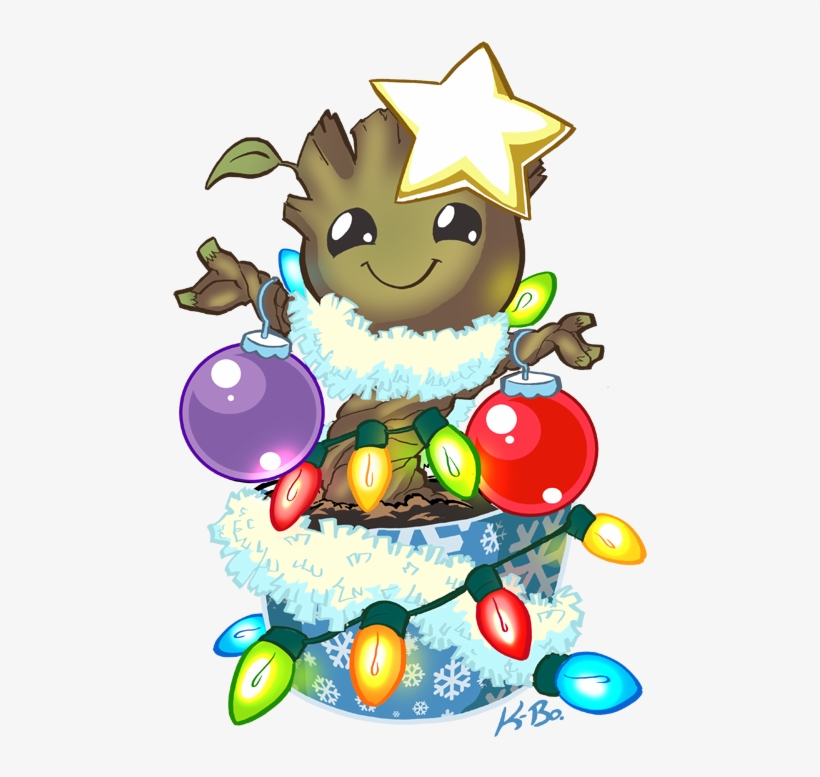 Week Of Geek Breaking News - Groot Christmas, transparent png #1278772