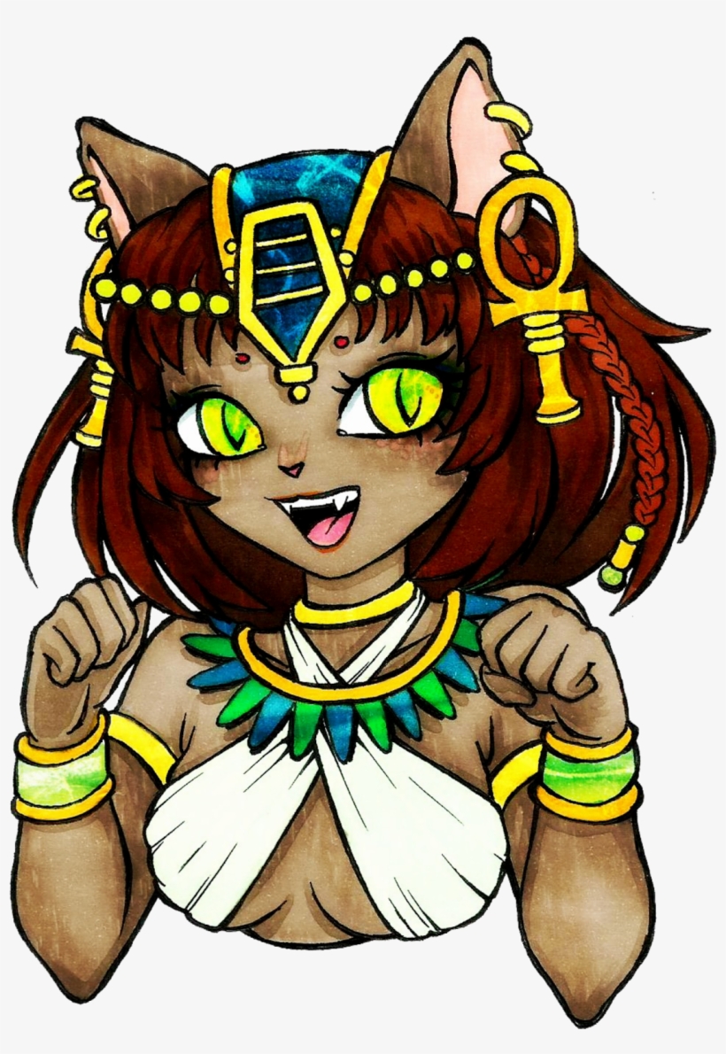 Goddess Bastet - Female Cat Goddess.