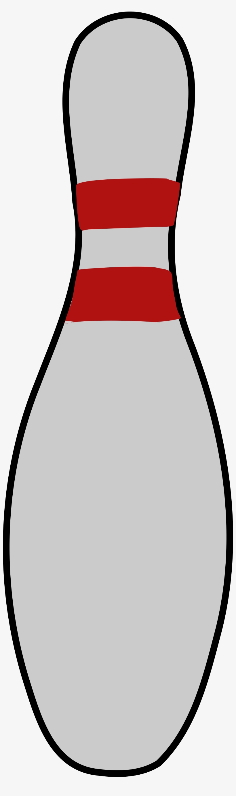 Single Clipart Bowling Pin - Bowling Pin Clip Art, transparent png #1278794