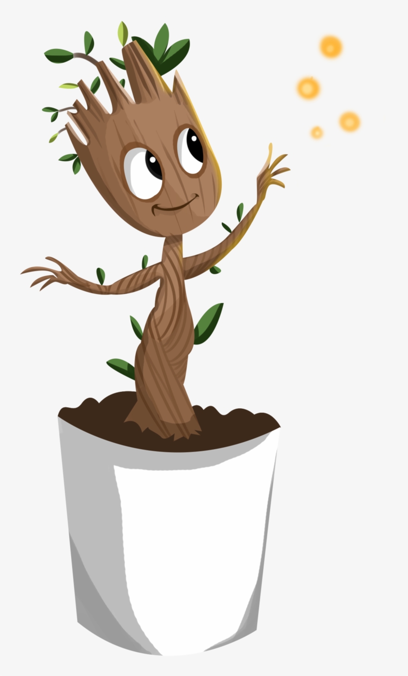 Clip Library Stock Baby Groot By Trujayy On Deviantart - Groot Clipart, transparent png #1278822