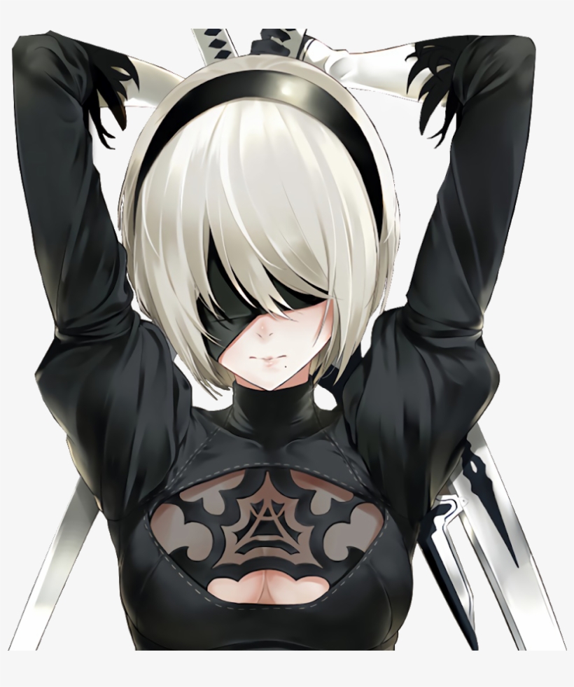 Render By Tangan Error - Nier Automata Render, transparent png #1278893